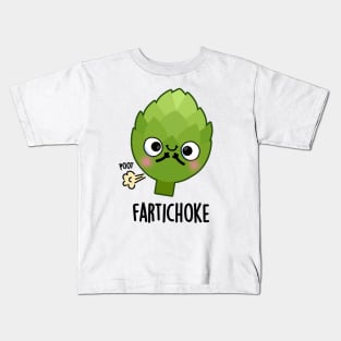 Fartichoke Funny Farting Artichoke Pun Kids T-Shirt